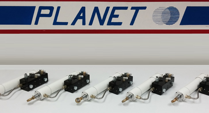 Turn-key assemblies ready for shipment to the customer.  Features hydraulic manifolds tested to up to 3800psi.